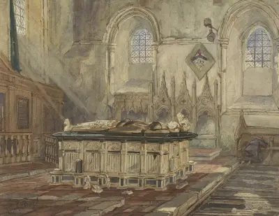 Graftombe van Sir George Broke, Lord Cobham en zijn vrouw Anne av Thomas Shotter Boys
