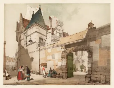 Hôtel de Cluny, Paris von Thomas Shotter Boys