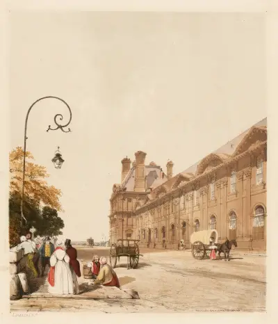 Pavillon de Flore, Tuileries. – Nr. 1 von Thomas Shotter Boys