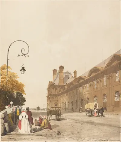 Pavillon de Flore, Tuileries, 1839 – Nr. 2 von Thomas Shotter Boys