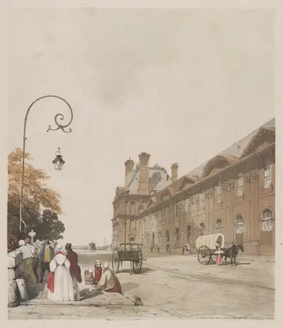 Pavillon de Flore, Tuileries, 1839 – Nr. 1 von Thomas Shotter Boys
