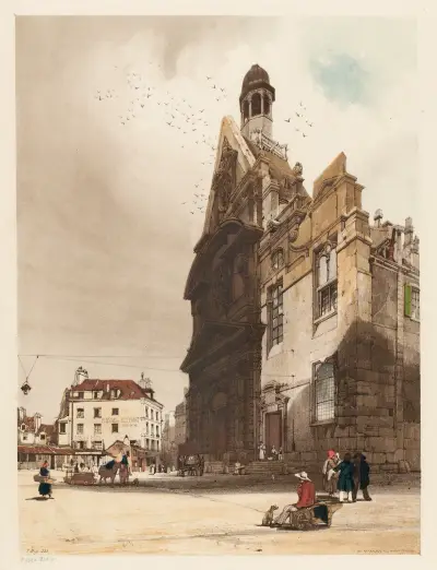 St Etienne du Mont, Paris von Thomas Shotter Boys