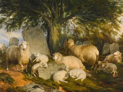 Reposing on God’s Acre von Thomas Sidney Cooper