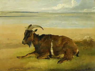 The Lone Mourner von Thomas Sidney Cooper