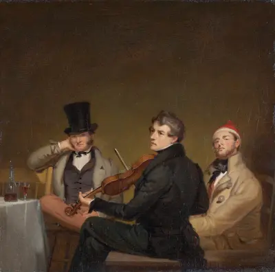 Po večeři, William Sidney Mount