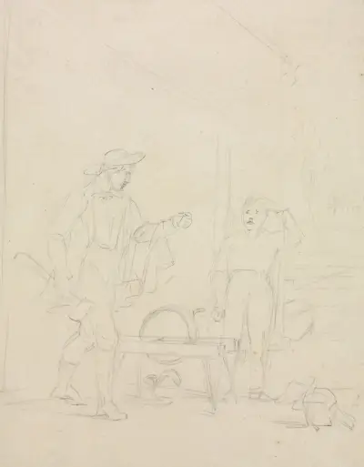 Kdo bude točit brusným kamenem?, William Sidney Mount