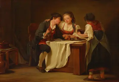 Genreszene, 1770 – Nr. 2 von Sigmund Freudenberger