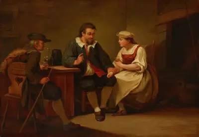 Genreszene, 1770 – Nr. 1 von Sigmund Freudenberger