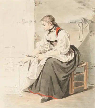 Die Spulerin von Sigmund Freudenberger