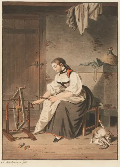 Die Spinnerin von Sigmund Freudenberger