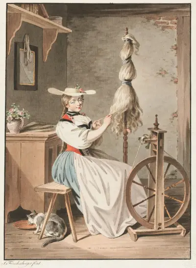 Die Spinnerin von Sigmund Freudenberger