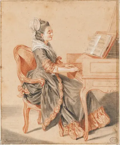 Eine Pianistin von Sigmund Freudenberger