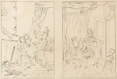 Zwei galante Szenen von Sigmund Freudenberger