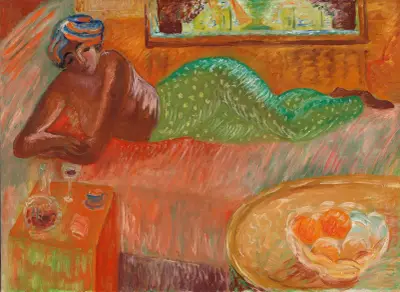Reclining Odalisque von Sigrid Hjertén