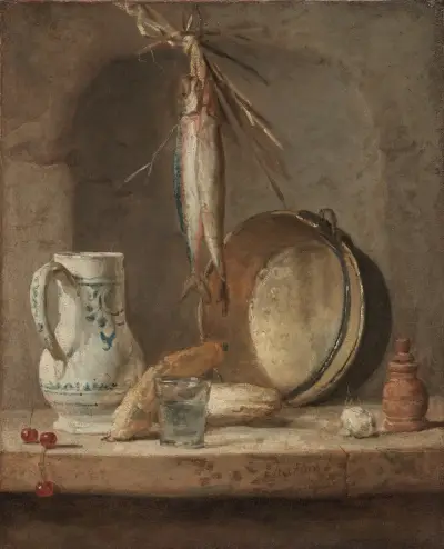Zátiší se sledi, Jean Siméon Chardin
