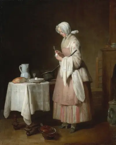 Pozorná ošetřovatelka, Jean Siméon Chardin