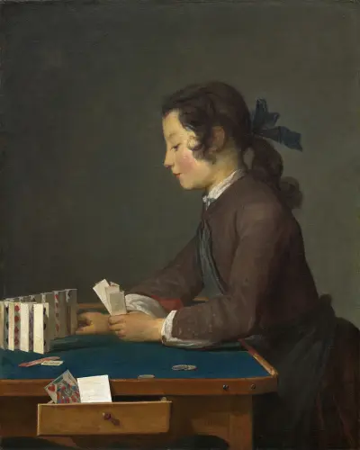 Domeček z karet, Jean Siméon Chardin