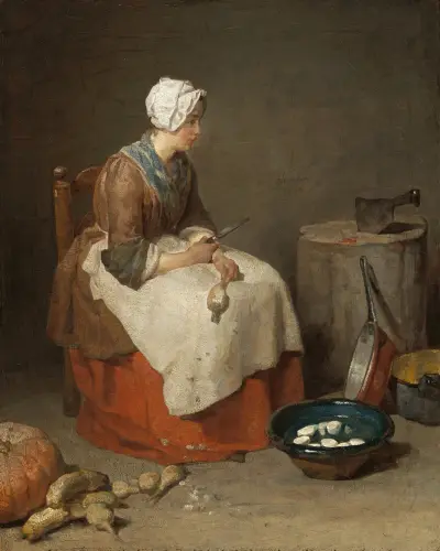 Kuchyňská služka, Jean Siméon Chardin