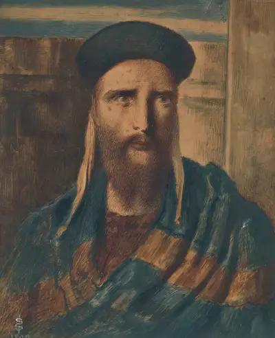 A Religious Scholar von Simeon Solomon