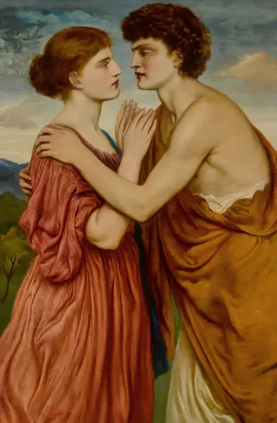 Damon And Aglae von Simeon Solomon