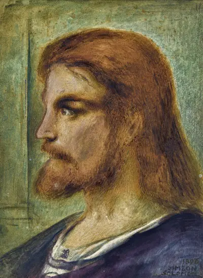 Head Of Christ von Simeon Solomon