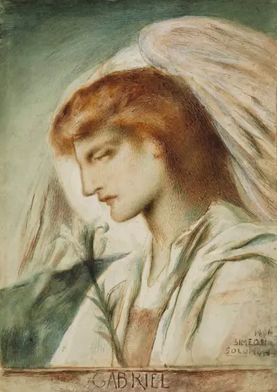The Archangel Gabriel von Simeon Solomon