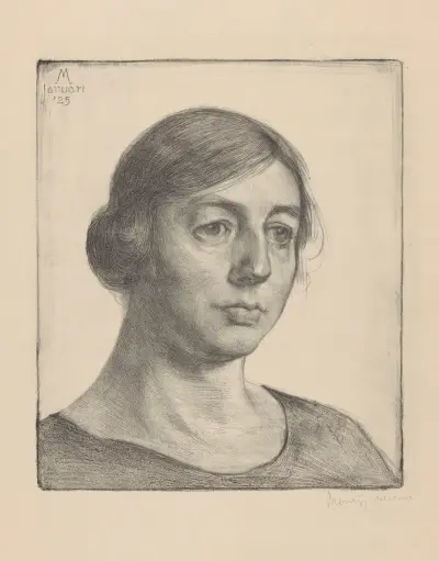 Portret van Henriëtte Haitsma Mulier, 1925 von Simon Moulijn