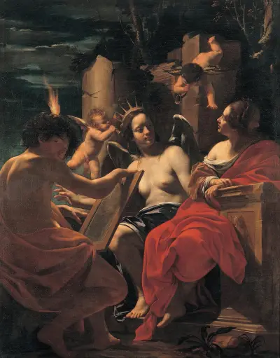 Allegory av Simon Vouet