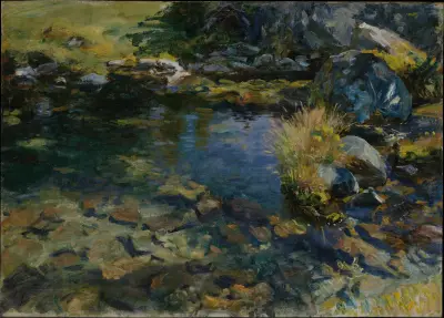 Alpine Pool av John Singer Sargent