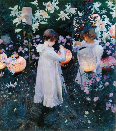 Carnation, Lily, Lily, Rose av John Singer Sargent