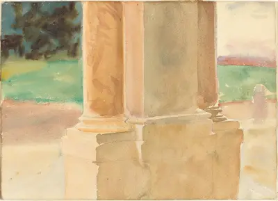 Frascati, Architectural Study av John Singer Sargent