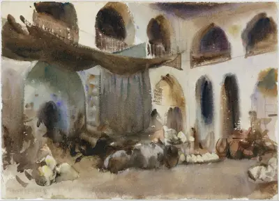 Marktplatz von John Singer Sargent