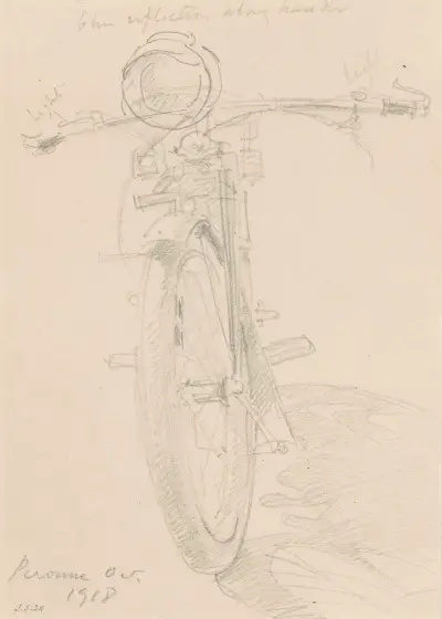 Motorcycle (recto), 1918 – nr 2 av John Singer Sargent