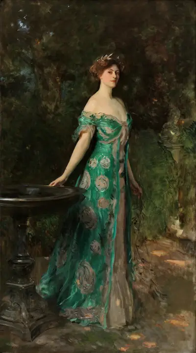 Portrait Of Millicent Leveson-Gower, Duchess Of Sutherland (1867-1955) av John Singer Sargent