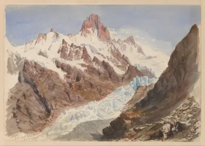 Schreckhorn, Eismeer av John Singer Sargent