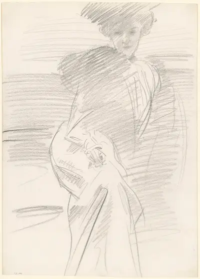Seated Woman av John Singer Sargent