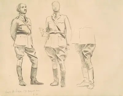Studia do „General Officers of World War I”, John Singer Sargent