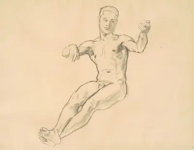 Study for ‘Arion’ av John Singer Sargent