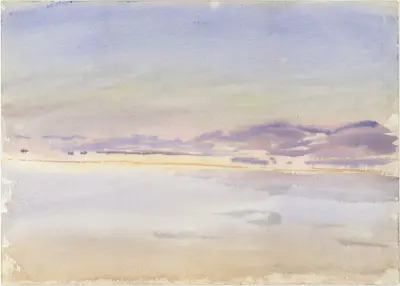 Sunset at Sea (1905–6) av John Singer Sargent