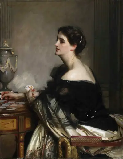 Sybil Frances Grey, later Lady Eden av John Singer Sargent
