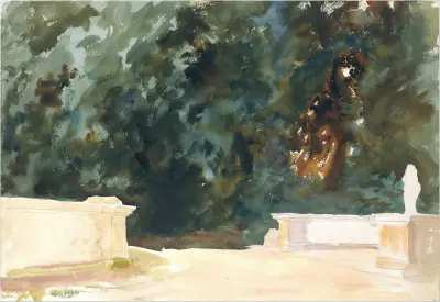 Terrace and Gardens av John Singer Sargent