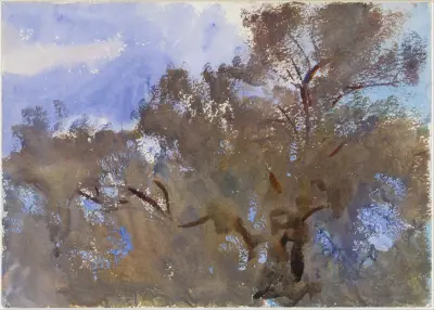 Treetops against Sky av John Singer Sargent