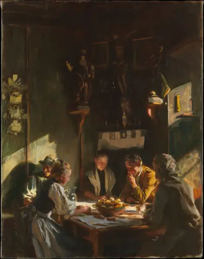 Tyrolese Interior av John Singer Sargent