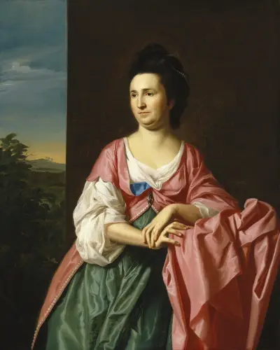 Mrs. Sylvester Gardiner, Née Abigail Pickman, Formerly Mrs. William Eppes av John Singleton Copley