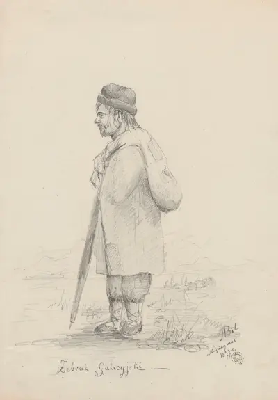 Bettler aus Galizien von Anna Bilińska-Bohdanowicz