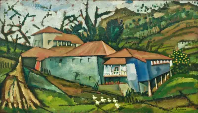 Small River House av Amadeo de Souza-Cardoso
