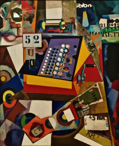 Untitled (Cash register), 1917 – nr 2 av Amadeo de Souza-Cardoso
