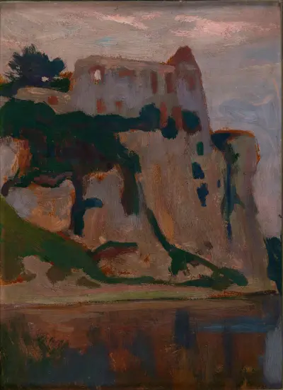 Tyniec at Dawn av Jan Stanisławski