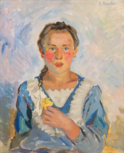 Girl from Nižný Hrabovec von Štefan Polkoráb