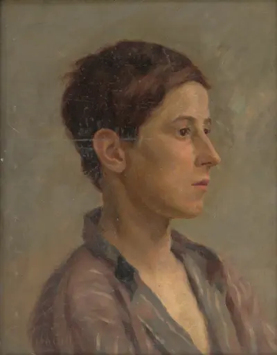 Head Study of a Boy von Štefan Polkoráb